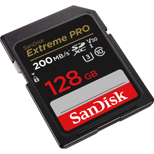 SanDisk SDXC 128GB Extreme Pro 200MB/s UHS-I Class10 U3 V30 - 2